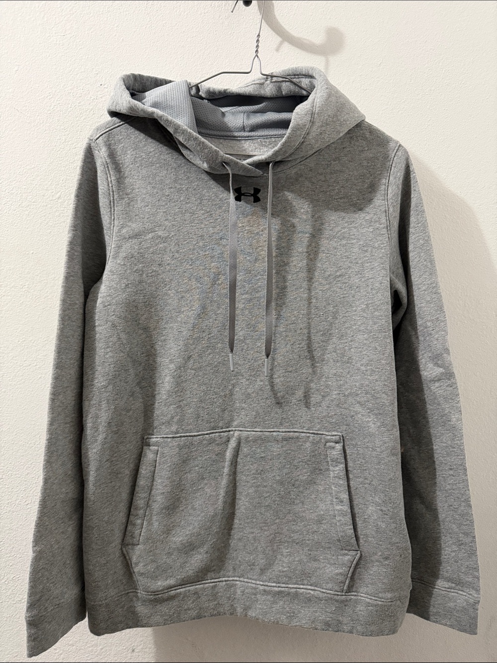 Under Armour Light Gray Hoodie with Front Pocket